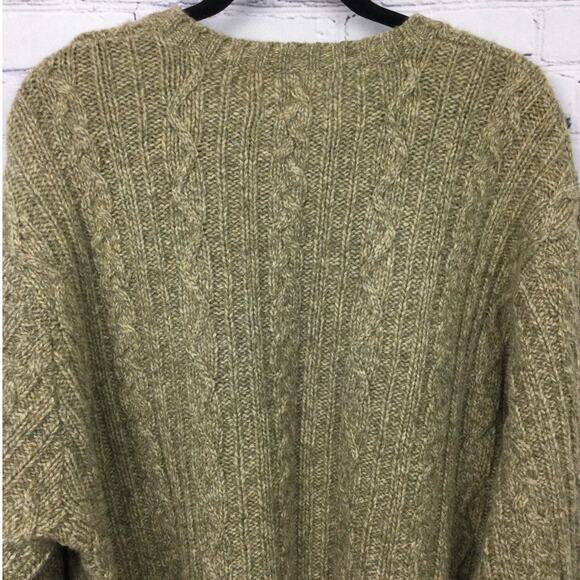 American Eagle Outfitters Preppy Cable Knit Chunky Wool VTG Sweater Men's XXL - Picture 5 of 10
